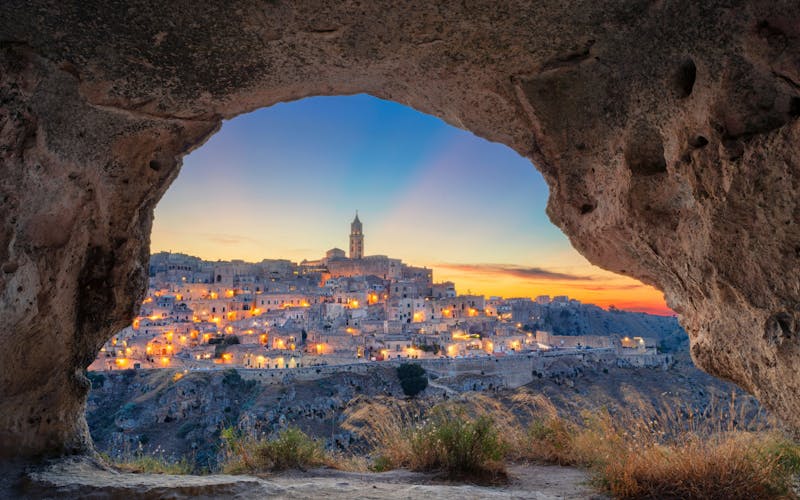 Het middeleeuws stadje Matera